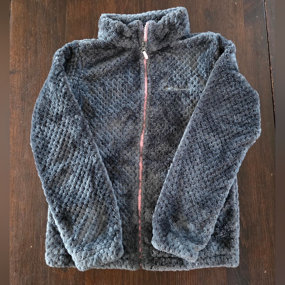 Columbia Charcoal/Blue Fluffy Jacket